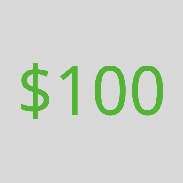 one hundred dollar
